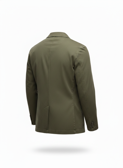 Men's Olive Green Casual Blazer
