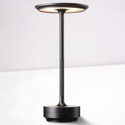 Rechargeable Metal Desk Lamp with Four Brightness Levels and Touch Control