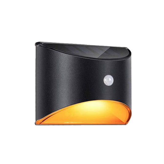 Solar Motion Sensor Light with PIR Detection and Auto Mode for Stairs