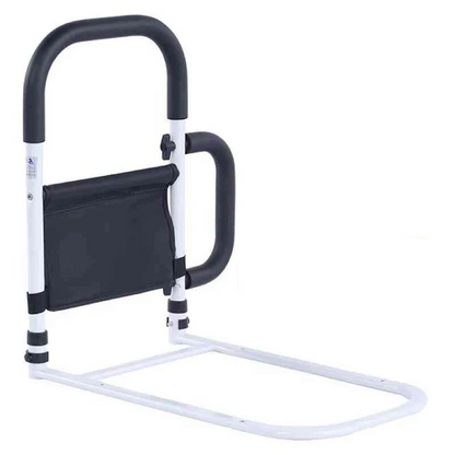 Bedside Handle Frame with Padded Grip and Adjustable Anchor Straps for Standard Mattresses