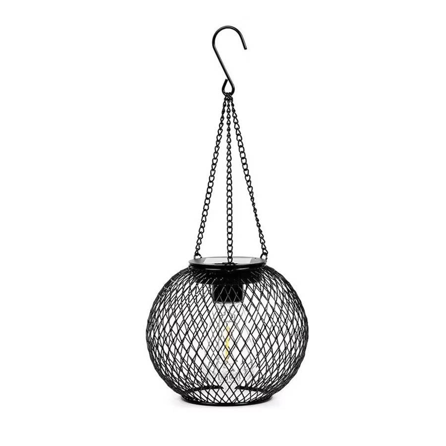 Solar Hanging Lantern with Automatic Light Sensor and 14-Hour Runtime