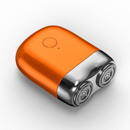 Mini Magnetic Charging Electric Shaver for Men with a Rubber Coated Handle and an IPX7 Rating in Three Colors