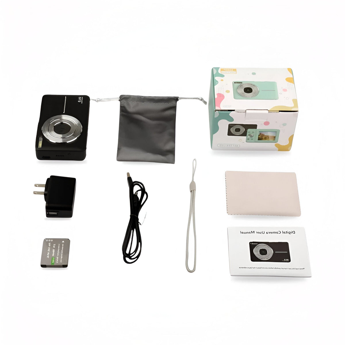 Digital Camera with 1080p Video and 32GB Storage, Retro Inspired Compact Design