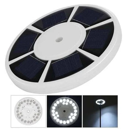 Solar Flagpole Light with Automatic Dusk Sensor and 700 Lumens, IP67 Rated