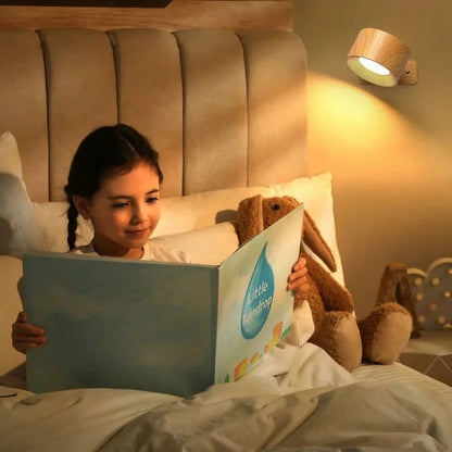 Rechargeable Wall Lamp with 360-Degree Rotation and Three Color Temperatures