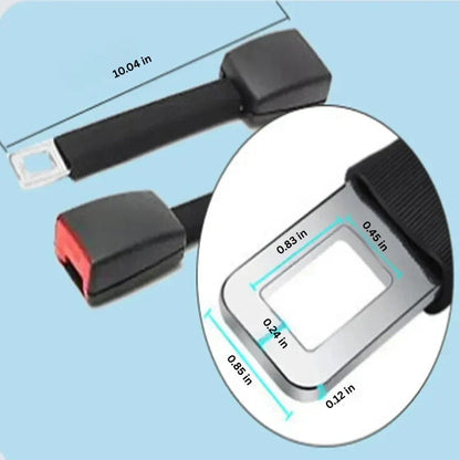 Seat Belt Extension with Rigid Upright Stem for Standard Vehicles, 11-Inch Reach
