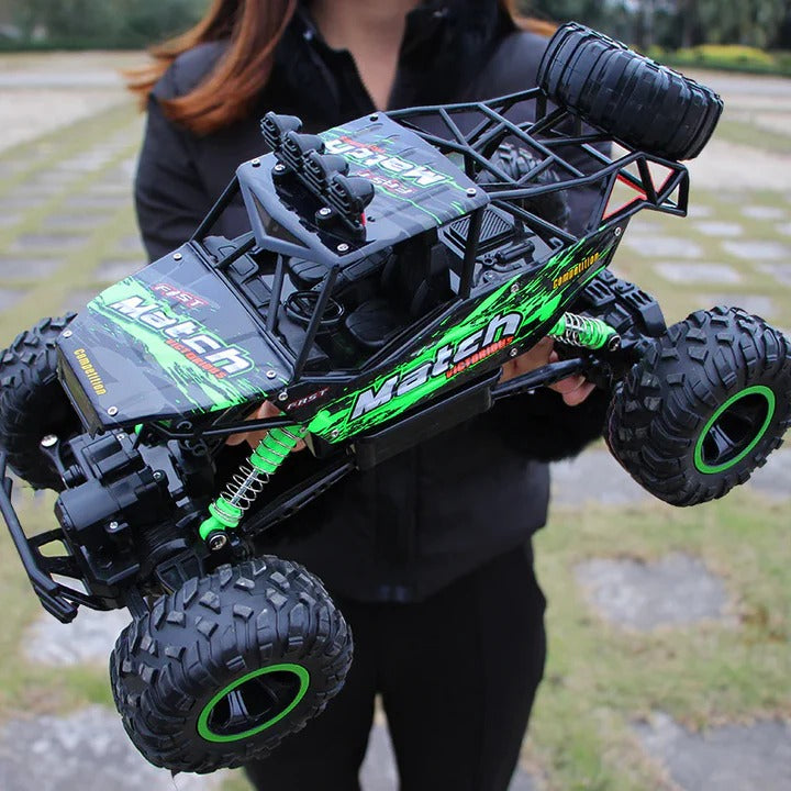 4WD RC Monster Truck with Dual Motors and 260ft Range, 22 mph Speed