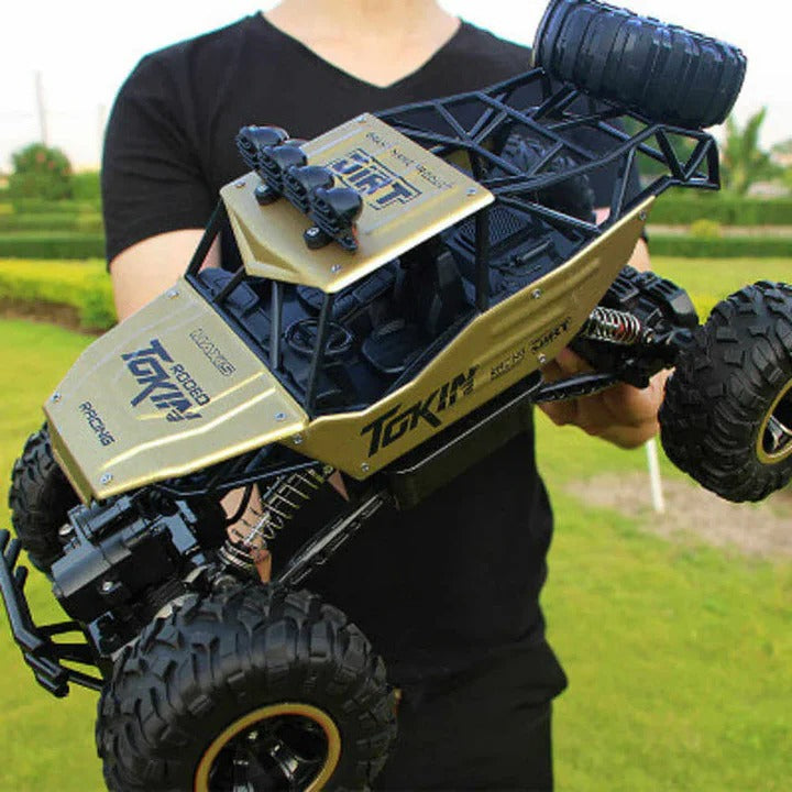 4WD RC Monster Truck with Dual Motors and 260ft Range, 22 mph Speed