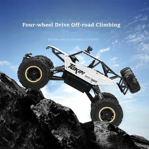 4WD RC Monster Truck with Dual Motors and 260ft Range, 22 mph Speed