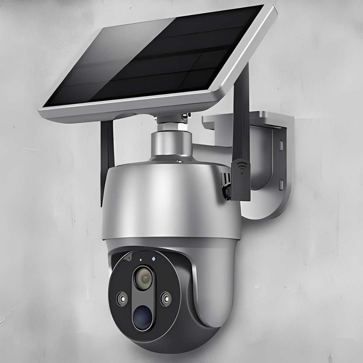 Solar Powered Wireless Outdoor Camera with 1080P Video Color Night Vision and Two Way Audio