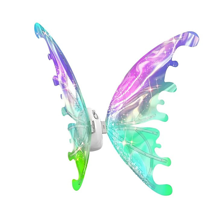 Kids Motorized Fairy Wings That Flap with Lights and Sound Effects, ABS Frame
