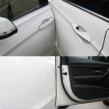 Flexible U Shaped Car Edge Trim Strip in 16.4 Feet for Doors, Trunk and Hood in Six Colors