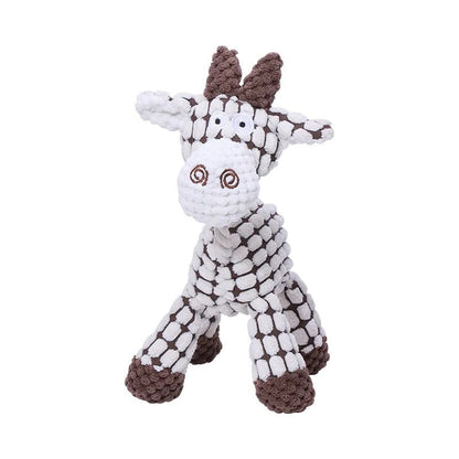 Durable Plush Dog Toy with Squeaker
