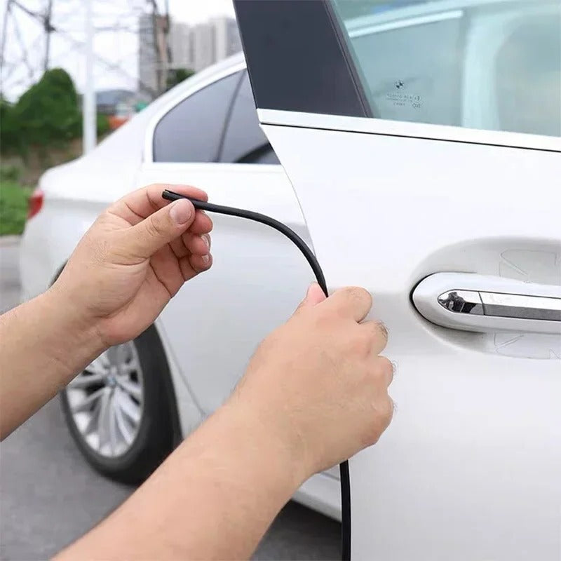 Flexible U Shaped Car Edge Trim Strip in 16.4 Feet for Doors, Trunk and Hood in Six Colors