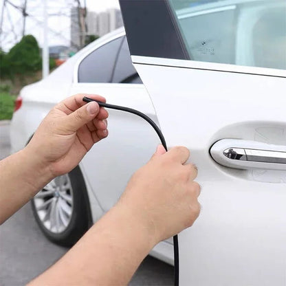 Flexible U Shaped Car Edge Trim Strip in 16.4 Feet for Doors, Trunk and Hood in Six Colors