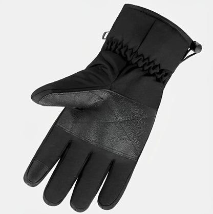 Rechargeable Heated Gloves with Carbon Fiber Elements and Touchscreen Tips, 8-Hour Battery