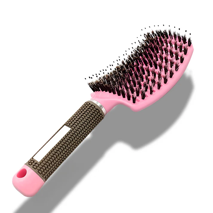 Flexible Bristle Hair Detangler Brush for Wet and Dry Hair