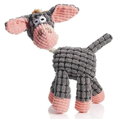 Durable Plush Dog Toy with Squeaker