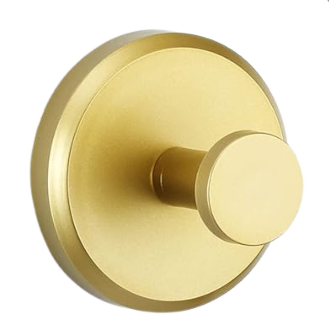 Suction Cup Hooks Holding Up to 15 Pounds Each for Towels and Utensils in Gold, Black or Silver