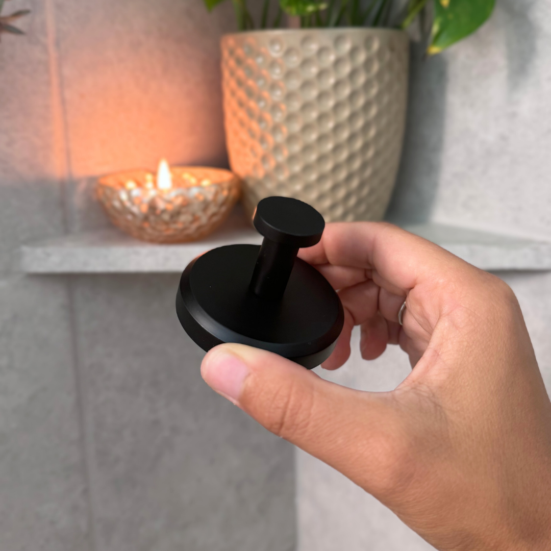 Suction Cup Hooks Holding Up to 15 Pounds Each for Towels and Utensils in Gold, Black or Silver