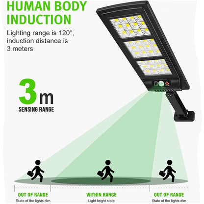 Solar Motion Sensor Light with Remote Control and Automatic Dusk Detection