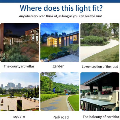 Solar Motion Sensor Light with Remote Control and Automatic Dusk Detection