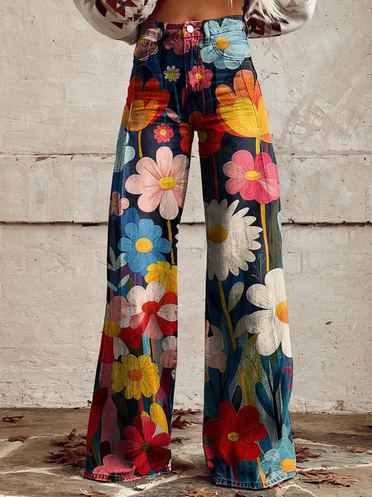 Luna Floral Wide Pants