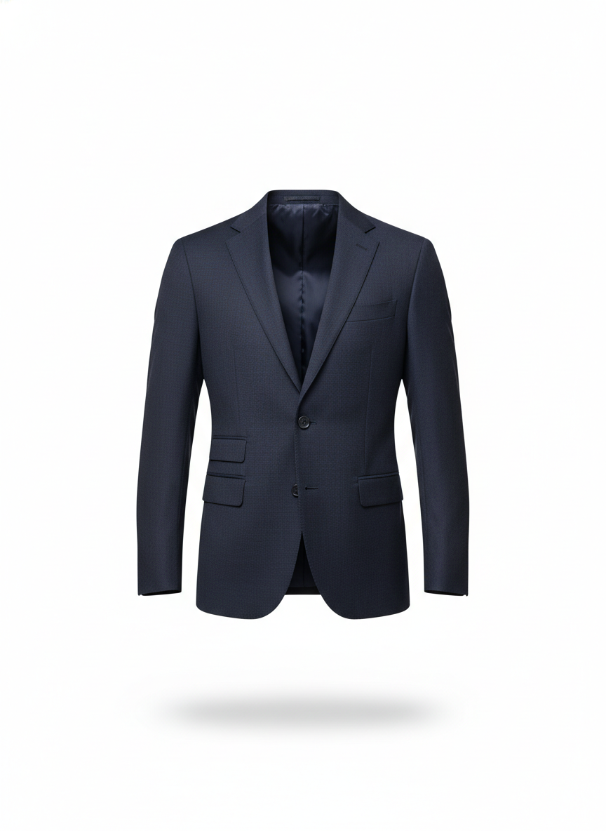 Men's Slim Fit Navy Blue Blazer