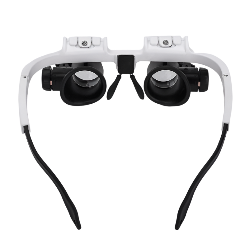 Magnifying Eyewear with Dual LED Lights and Four Interchangeable Lenses