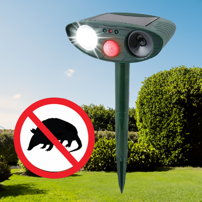 Motion Activated Armadillo Repeller with Solar Power and 30ft Detection