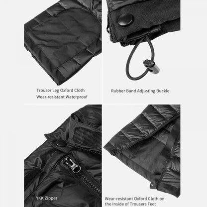 Insulated Pants with Side Leg Zippers for Winter Hiking