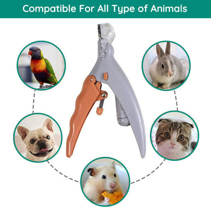 Dog Nail Clipper with LED Bloodline Detection and Safety Guard