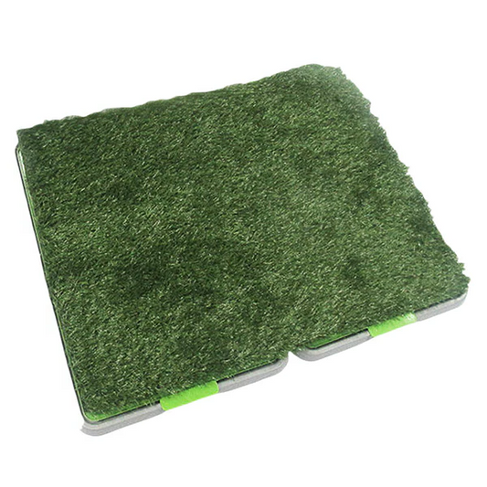 Artificial Grass Rug for Dogs with Thatch Layer and Heat Resistant Yarn