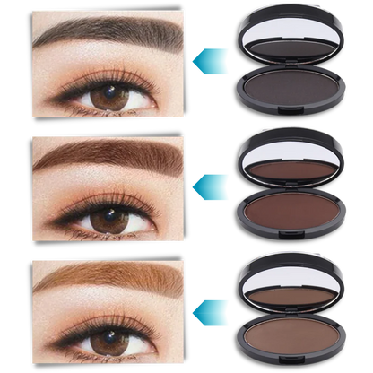 Eyebrow Stamp Kit with Right and Left Stamps and Application Sponge, 3 Shades
