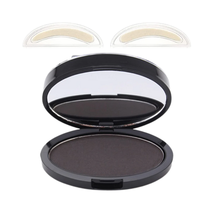 Eyebrow Stamp Kit with Right and Left Stamps and Application Sponge, 3 Shades