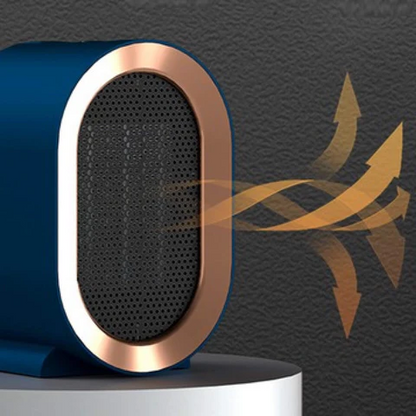 Portable Electric Space Heater with Programmable Timer and Tip-Over Safety Switch