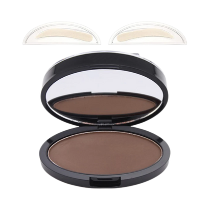 Eyebrow Stamp Kit with Right and Left Stamps and Application Sponge, 3 Shades