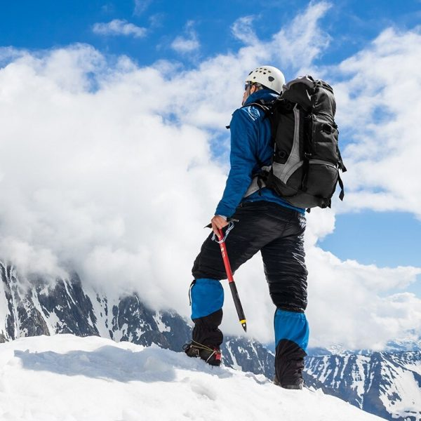 Insulated Pants with Side Leg Zippers for Winter Hiking