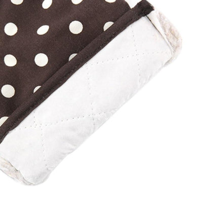 Heat Resistant Oven Mitt with Extended Wrist Coverage and Textured Grip