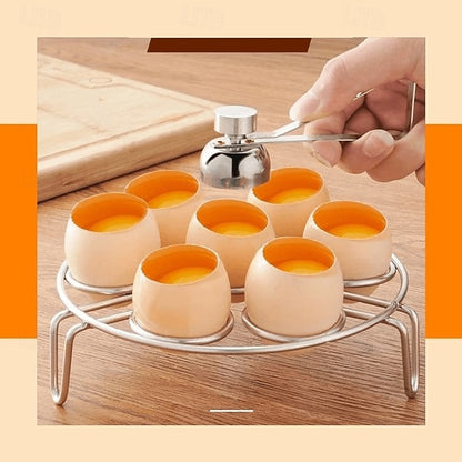 Stainless Steel Eggshell Cutter for Soft Boiled and Century Eggs