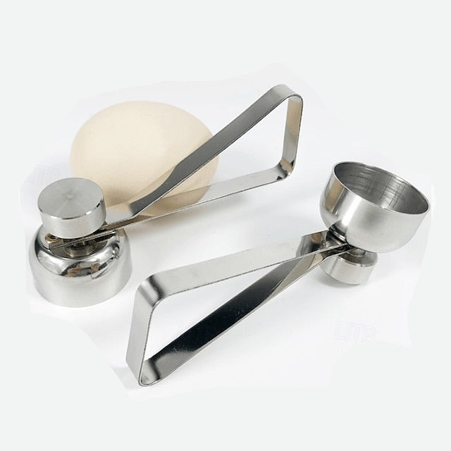 Stainless Steel Eggshell Cutter for Soft Boiled and Century Eggs