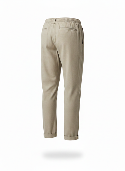 Men's Beige Spring Pants
