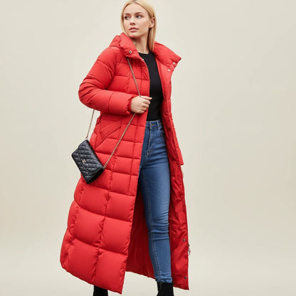 Elara Belted Puffer Coat