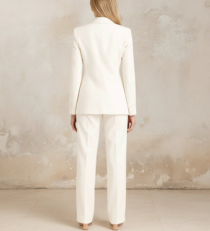 Modern Wide Leg Suit